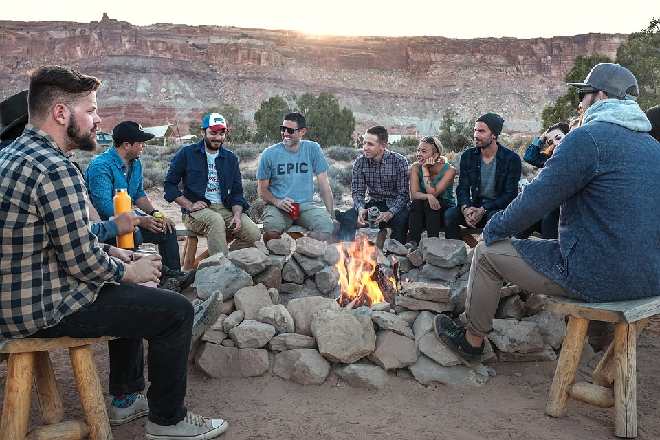 group camping